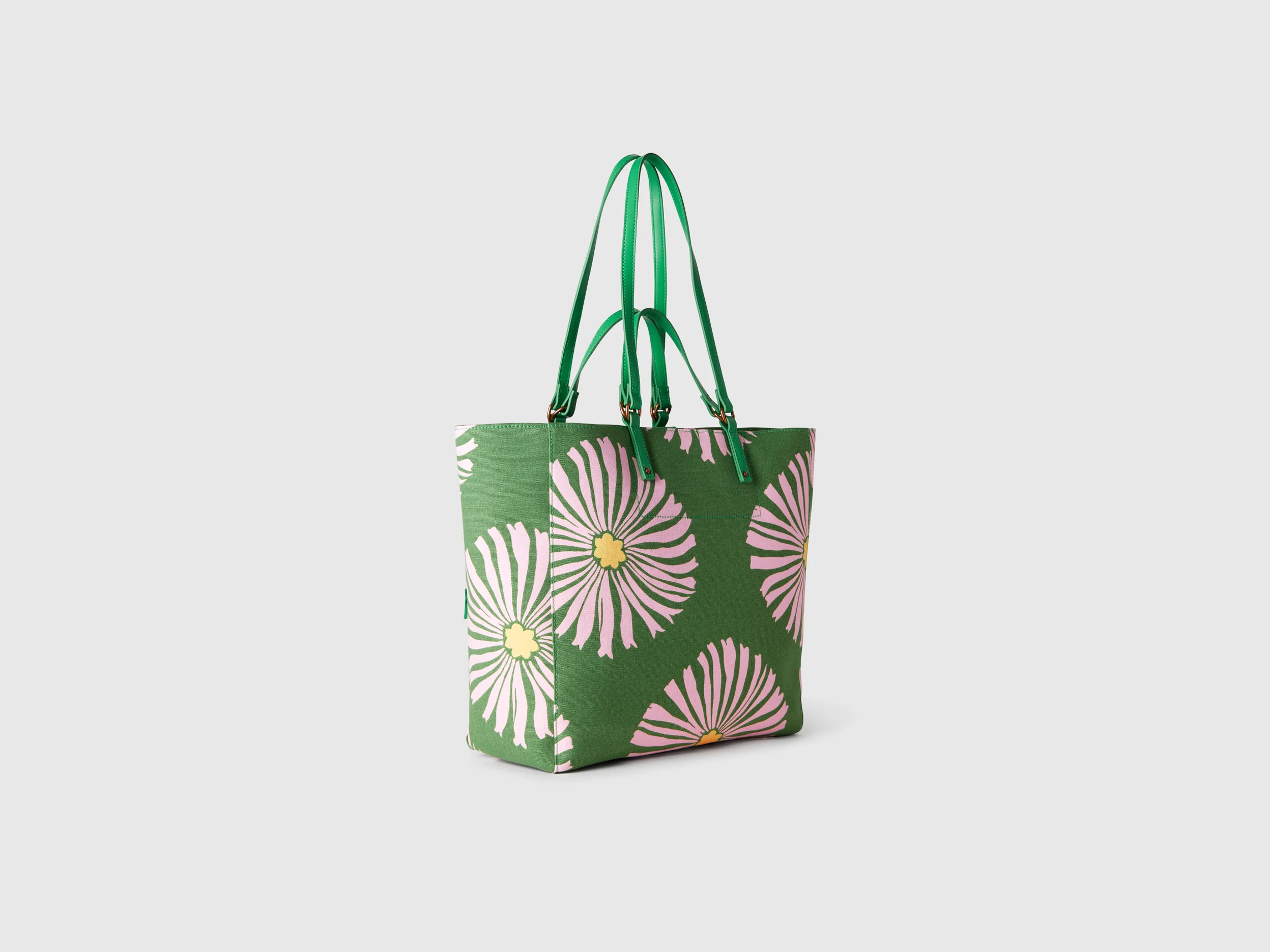 Tote bag con stampa fiori - Image 2
