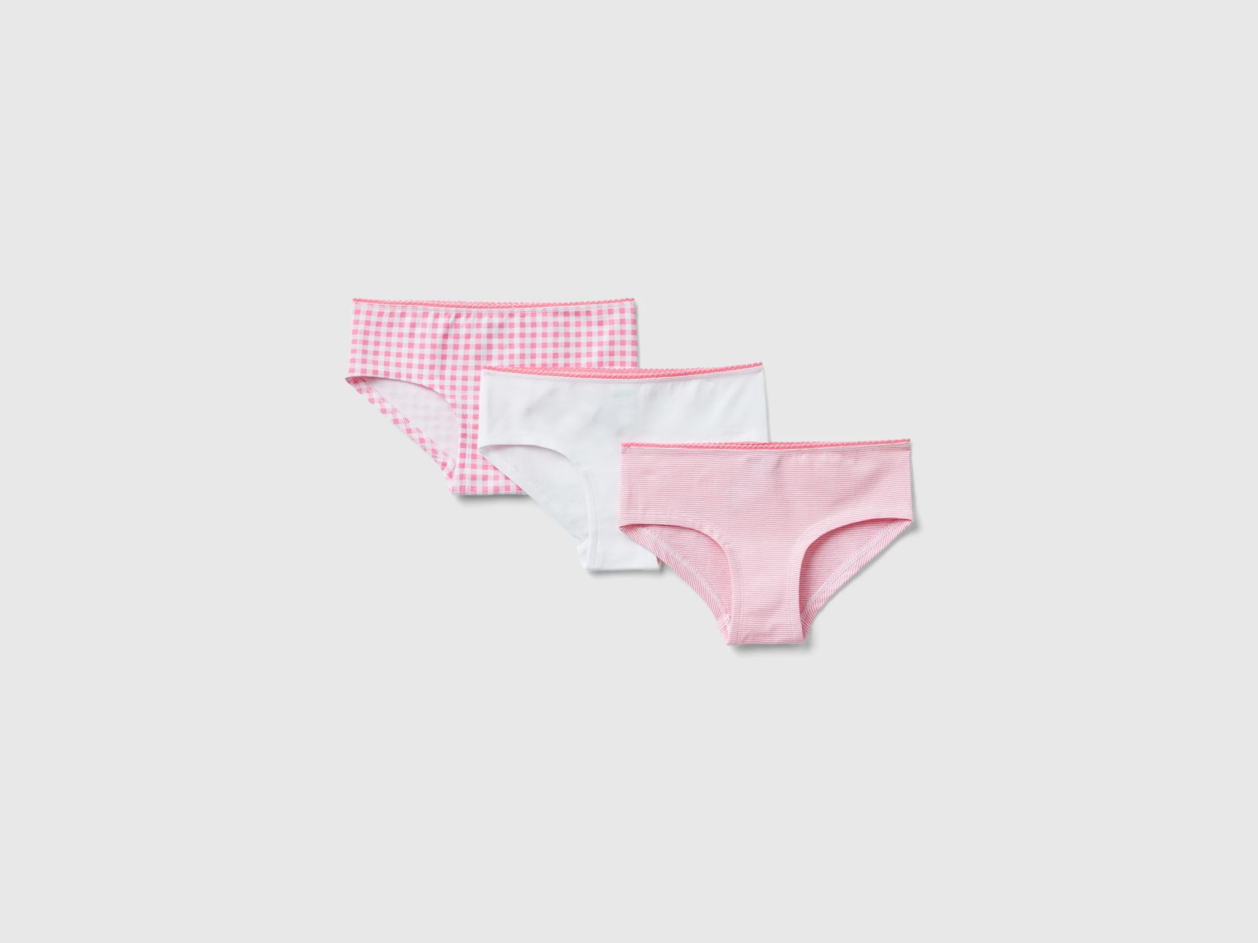 Tre culotte in cotone stretch