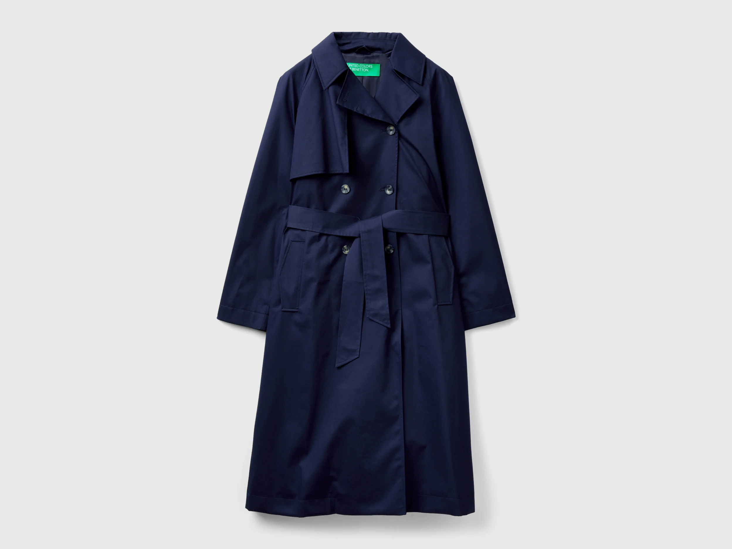Trench midi doppiopetto