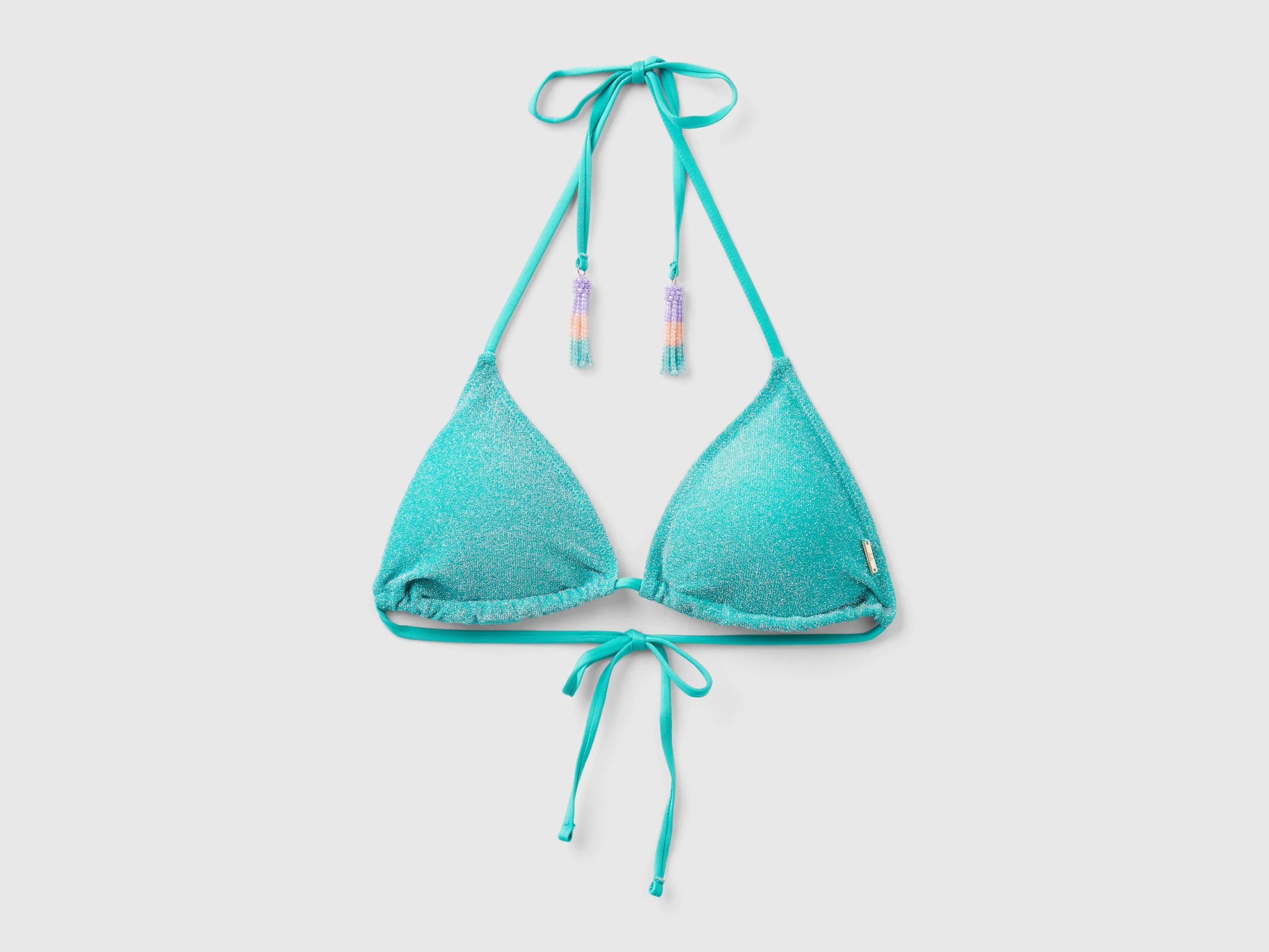 Triangolo mare con lurex