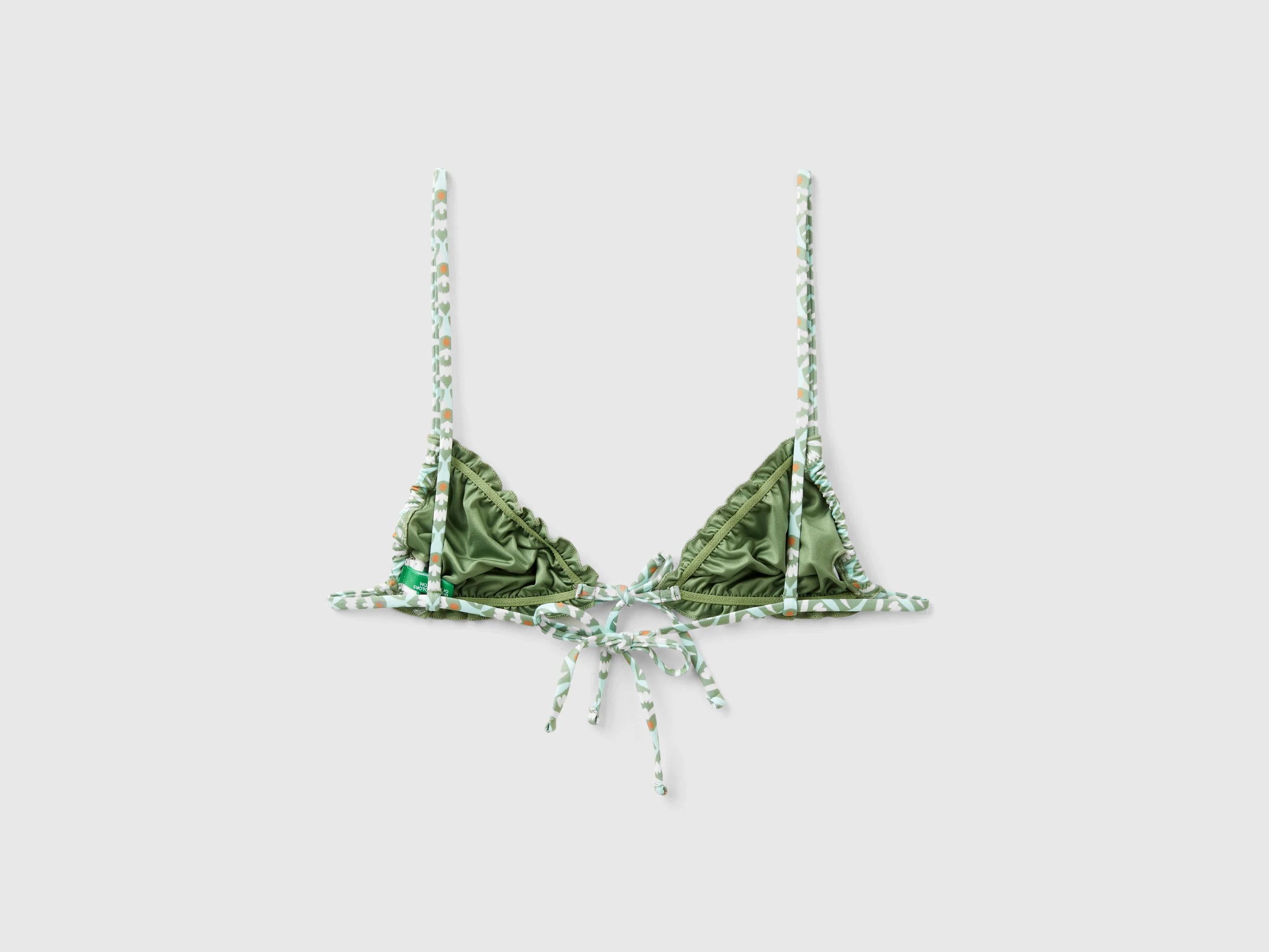 Triangolo mare con stampa fiori - Image 2