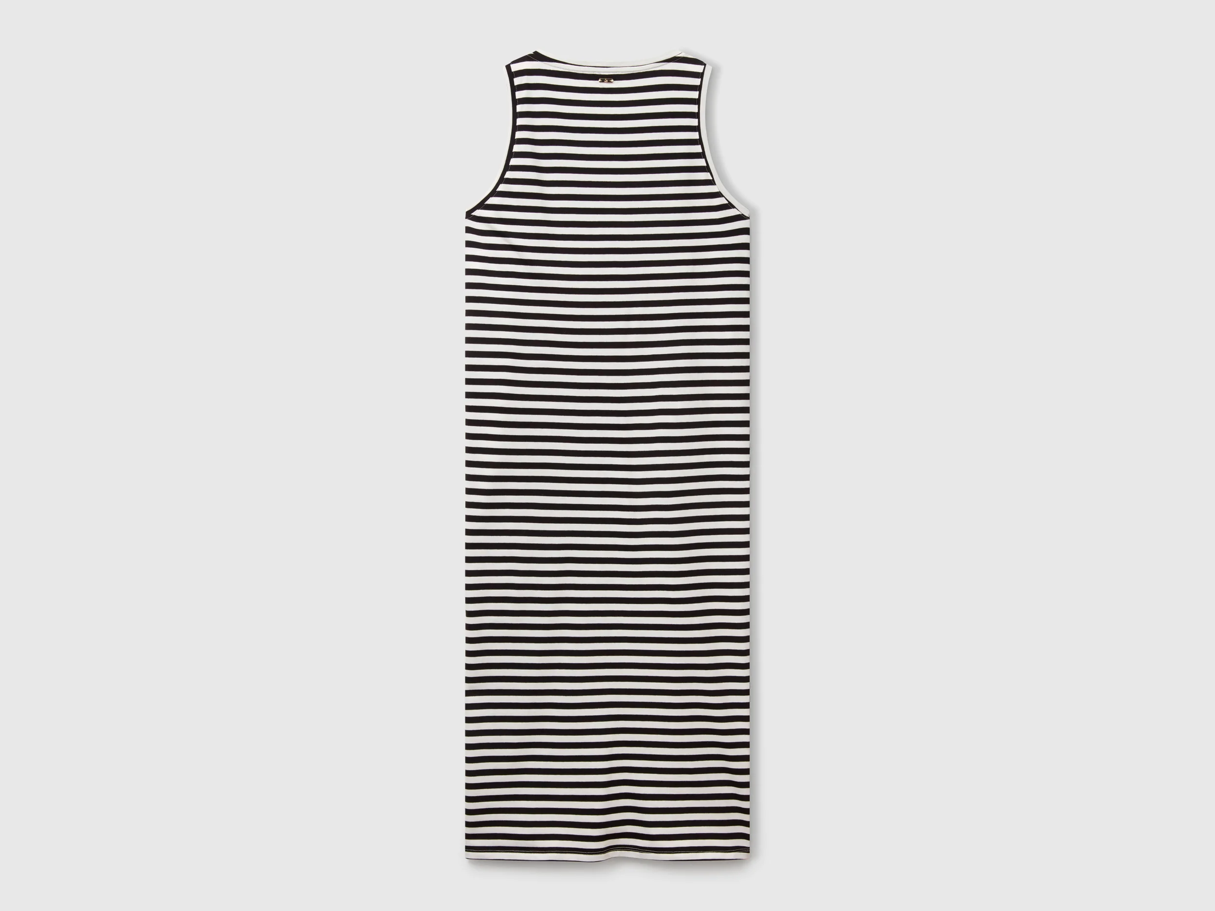 Vestito a righe con spacco - Image 2