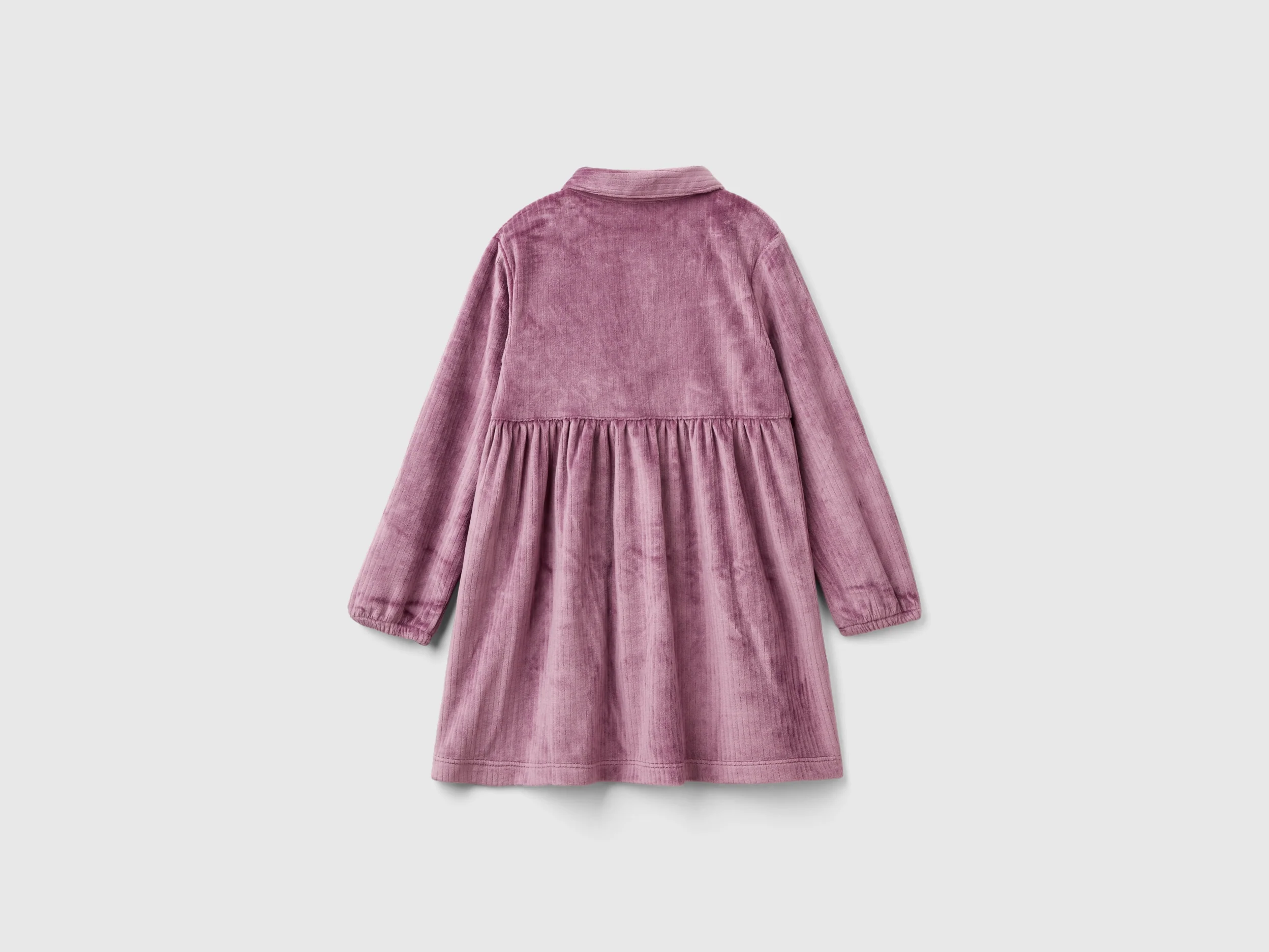 Vestito con colletto in ciniglia - Image 2