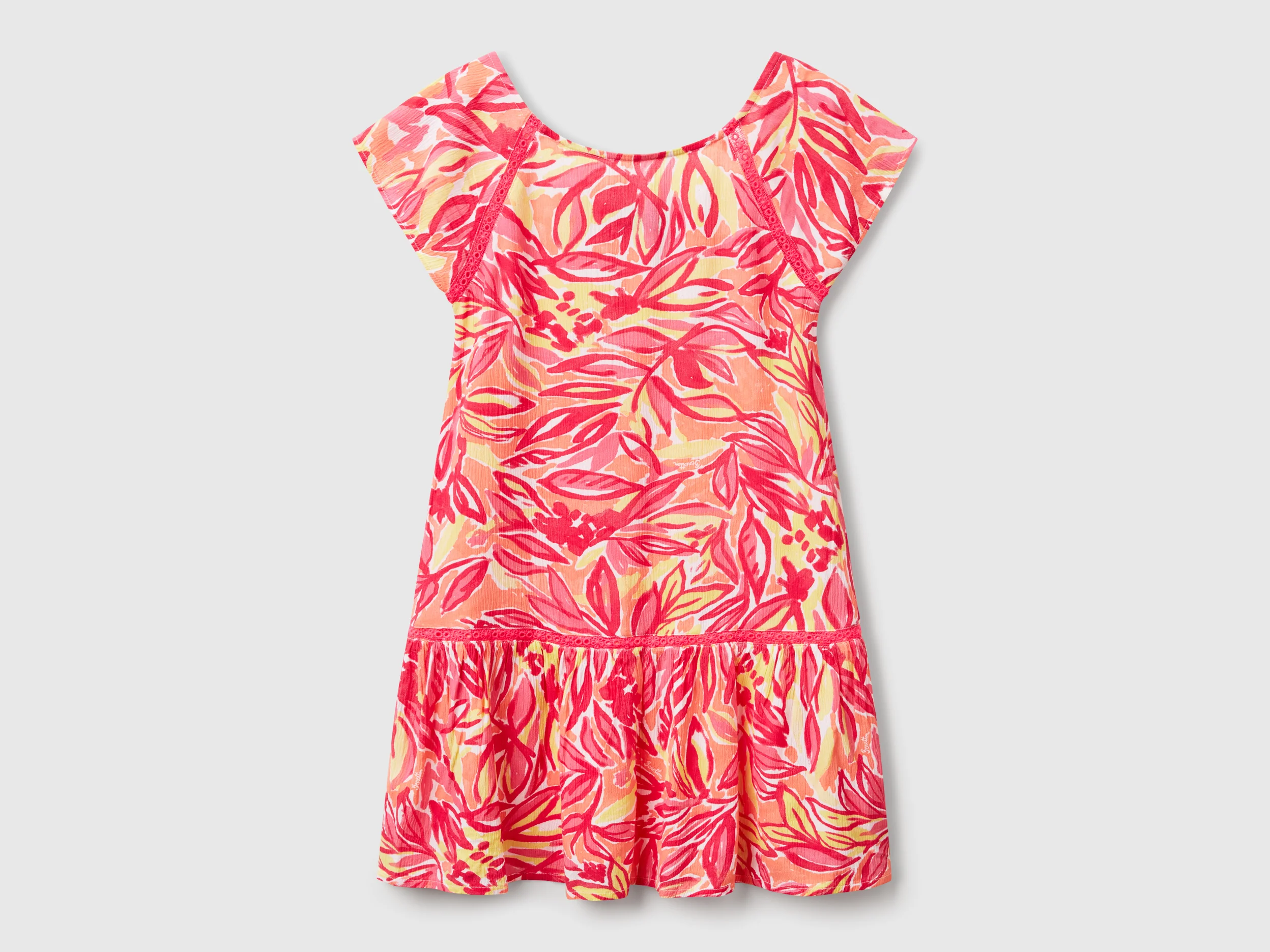 Vestito con stampa tropicale