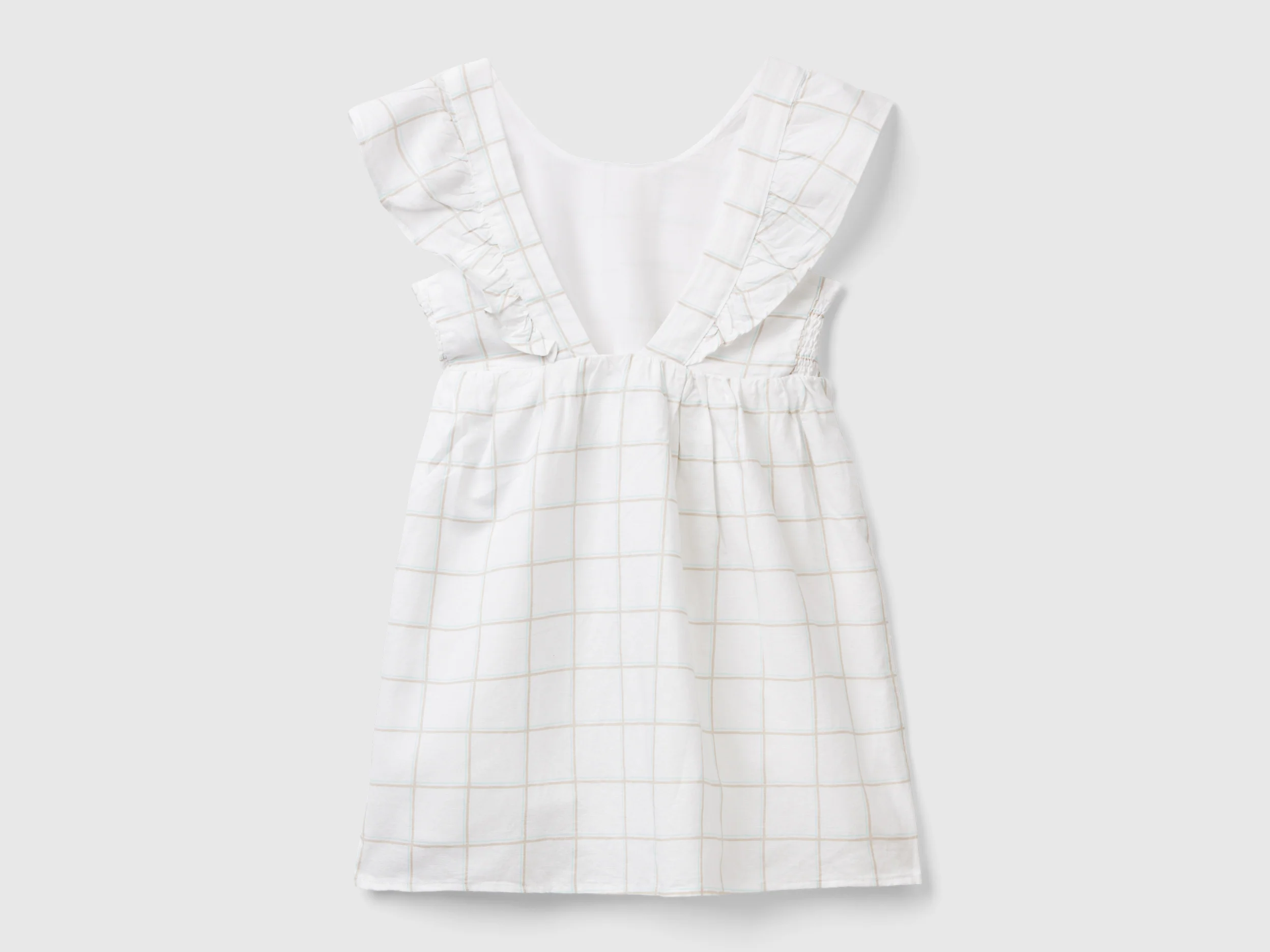 Vestito fantasia in misto lino - Image 2