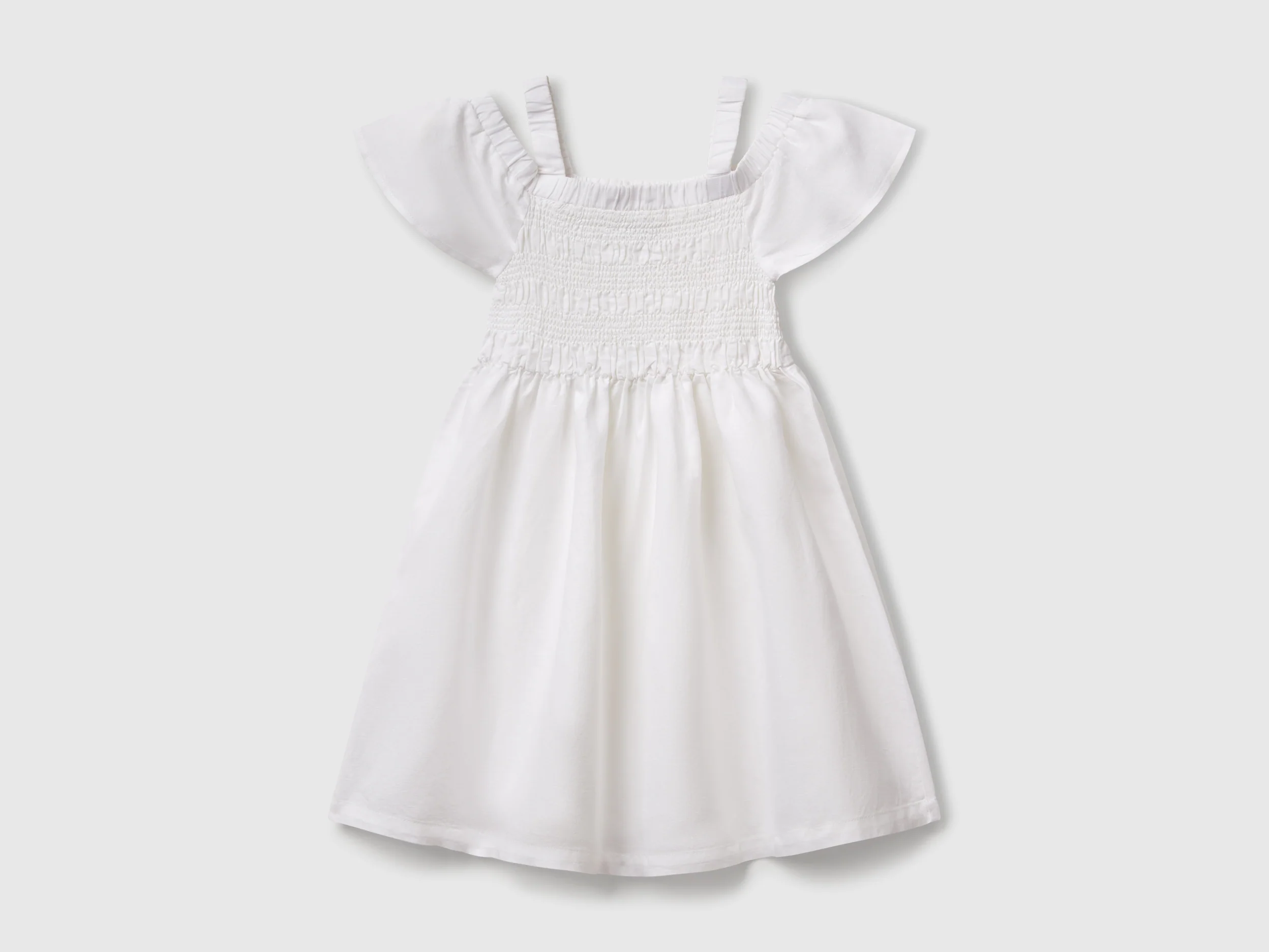 Vestito in misto lino