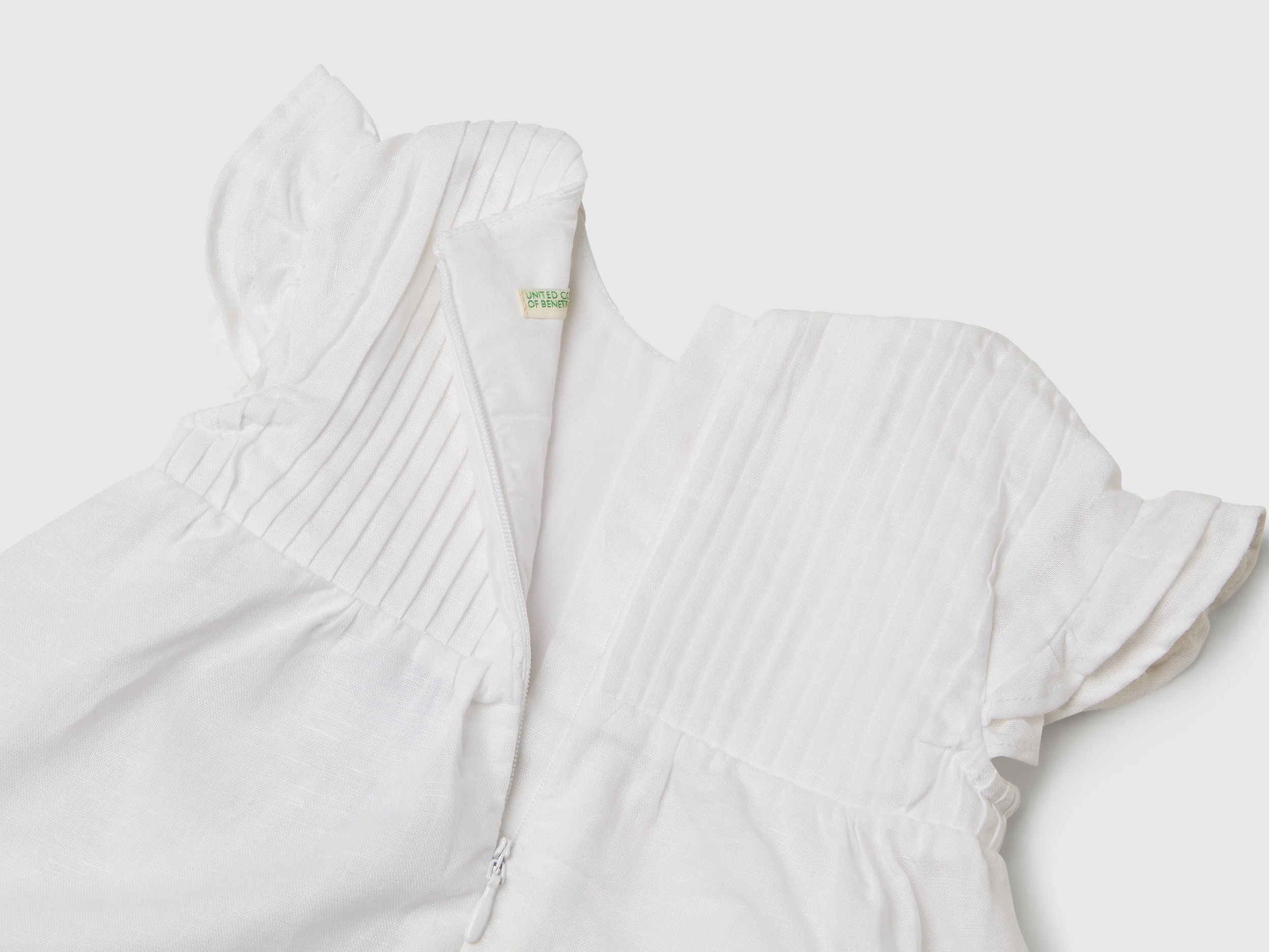 Vestito in misto lino e cotone - Image 3