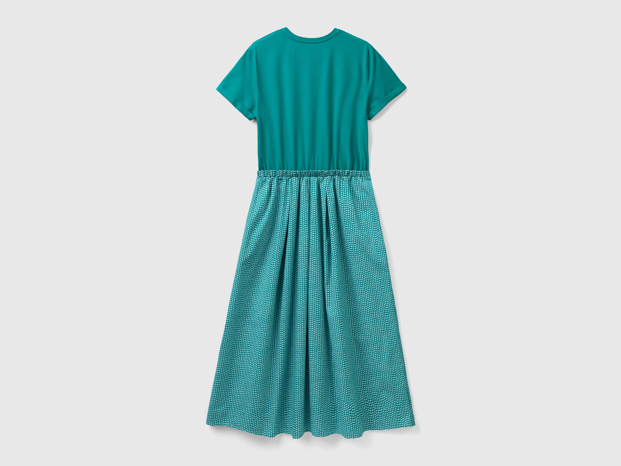 Vestito lungo con gonna stampata - Image 2