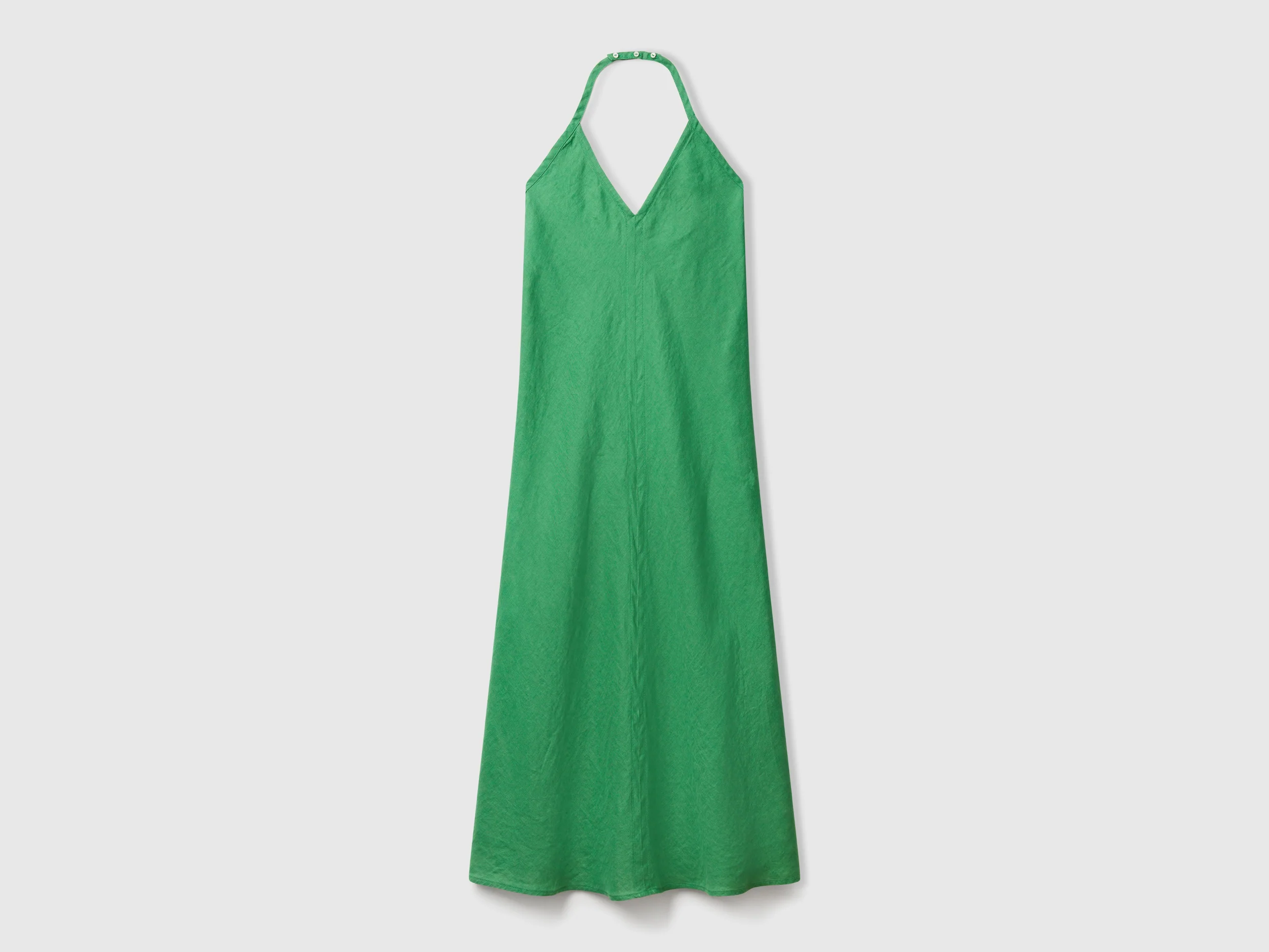 Vestito lungo in puro lino