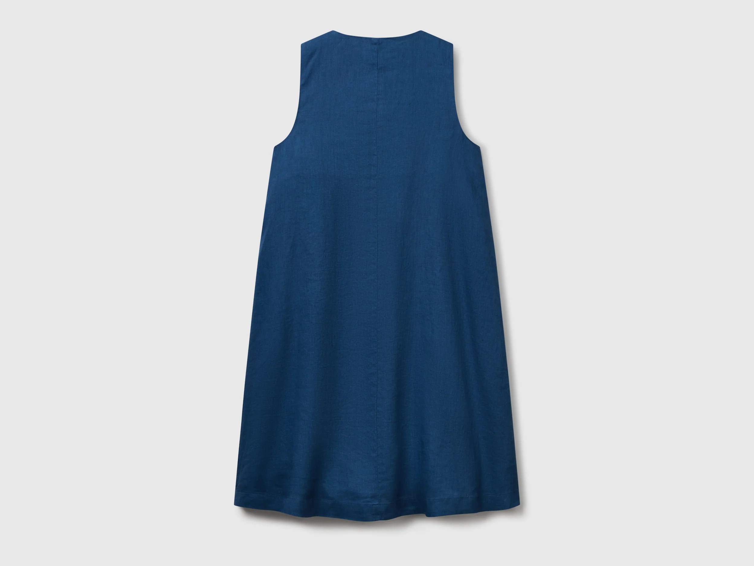 Vestito smanicato in puro lino - Image 2