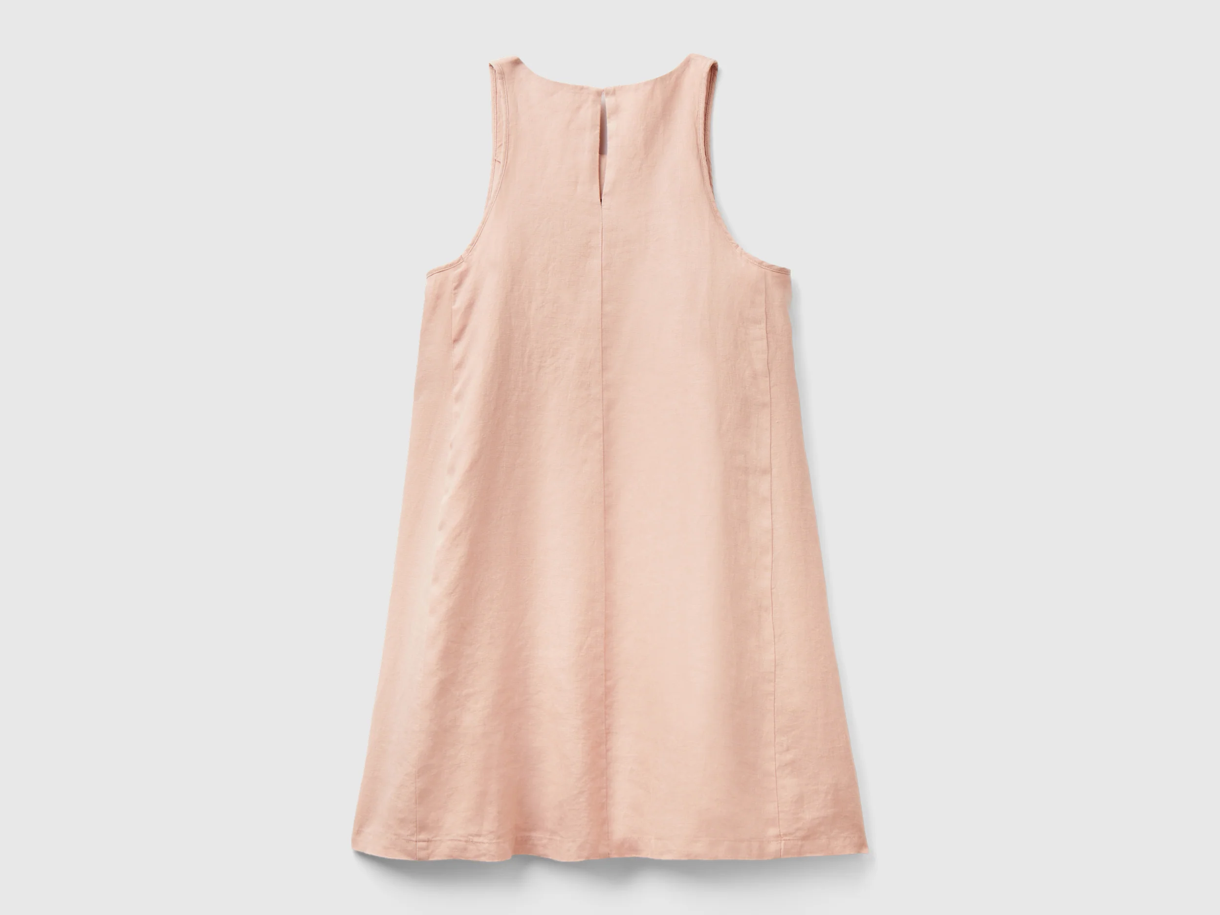 Vestito smanicato in puro lino - Image 2