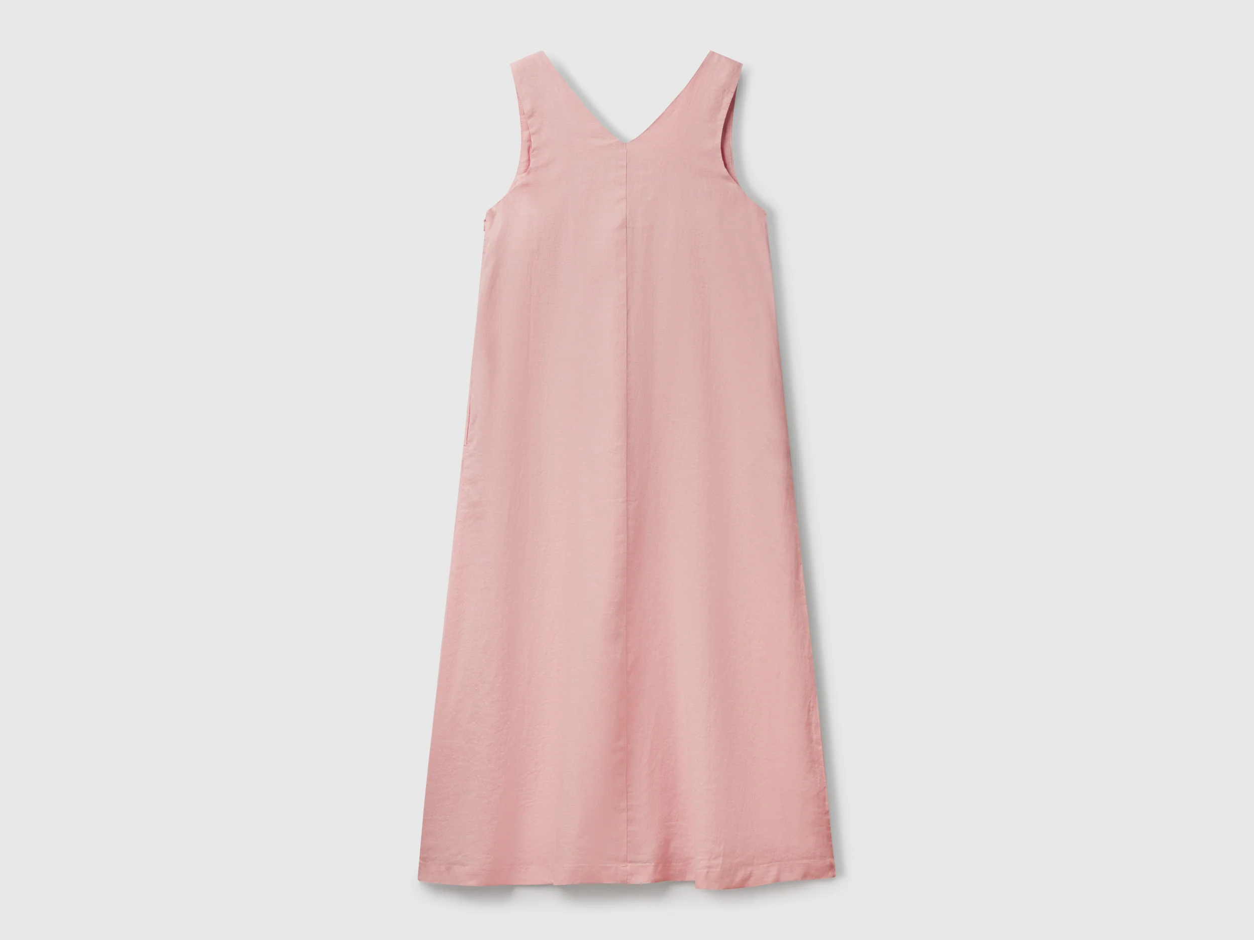 Vestito smanicato in puro lino - Image 2