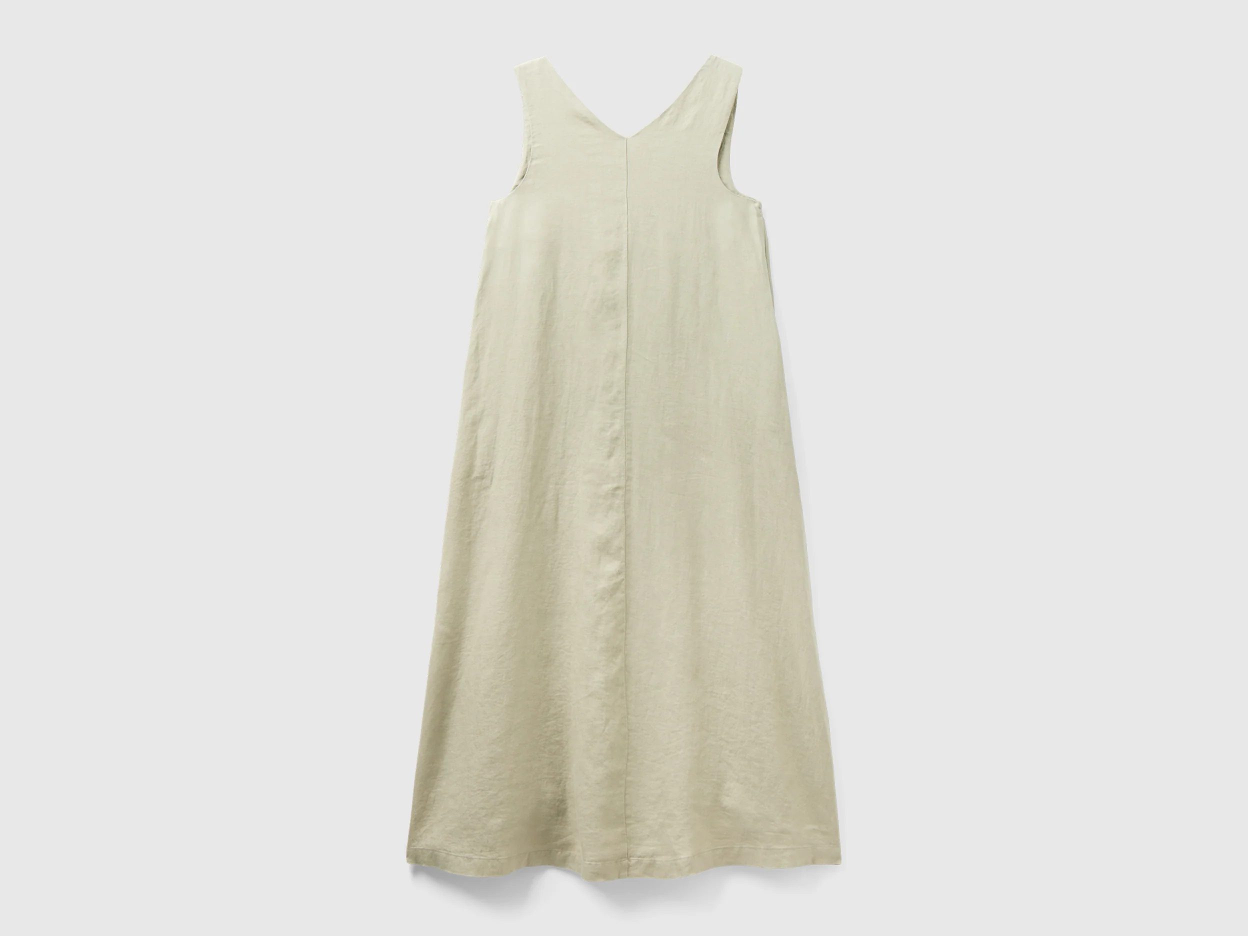 Vestito smanicato in puro lino - Image 2